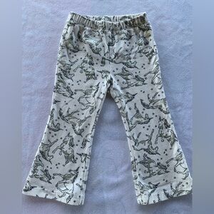 Baby GAP 2T Sparkle Unicorn Flare Leg Pants